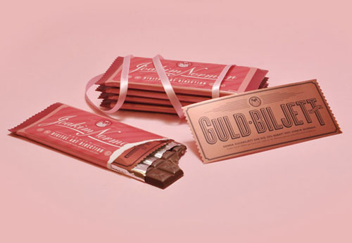 温馨粉色的chocolate包装设计欣赏1
