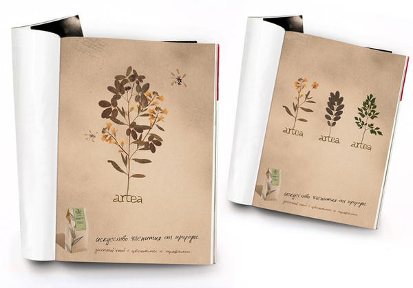漂亮清新的ARTEA茶包装设计欣赏5