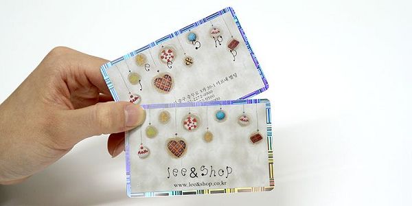 炫丽多彩的韩式PET名片欣赏3